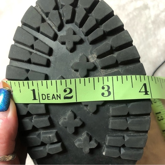 Timberland Black Leather & Suede Lace Up Combat Boots Size 7 - Picture 15 of 16